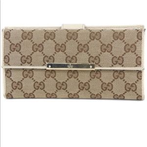 GUCCI AUTHENTIC MONOGRAM WALLET